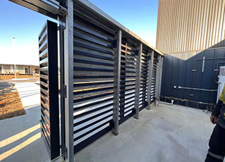 Fabricated Louvres Powder Coating 06