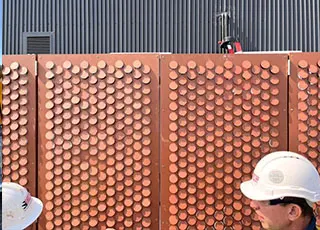 Perforated Screens Powder Coating 08